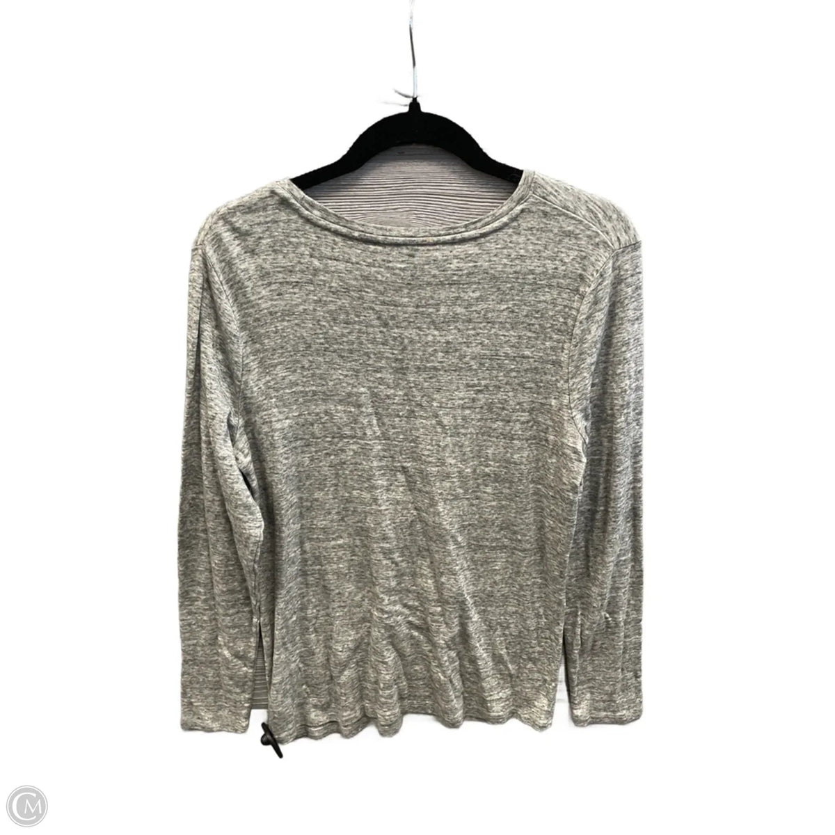 Top Long Sleeve Basic By A New Day In Grey, Size: Xxl