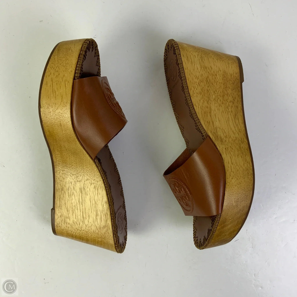 Sandals Designer By Tory Burch In Brown, Size: 6.5