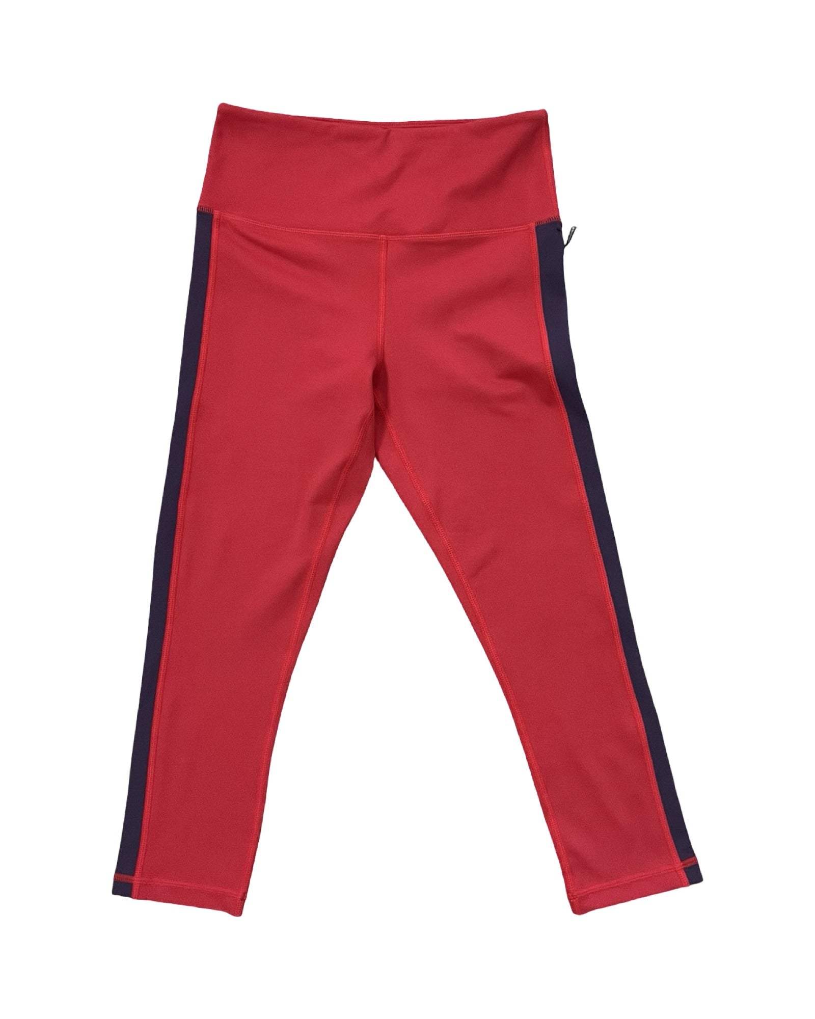 Athletic Capris By Zyia In Red, Size:4