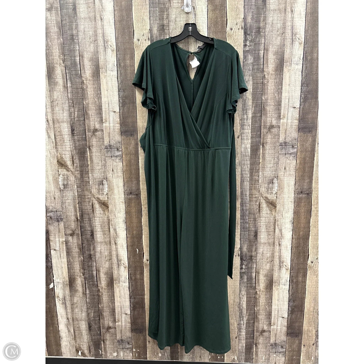 Jumpsuit By Lane Bryant In Green, Size: 1x