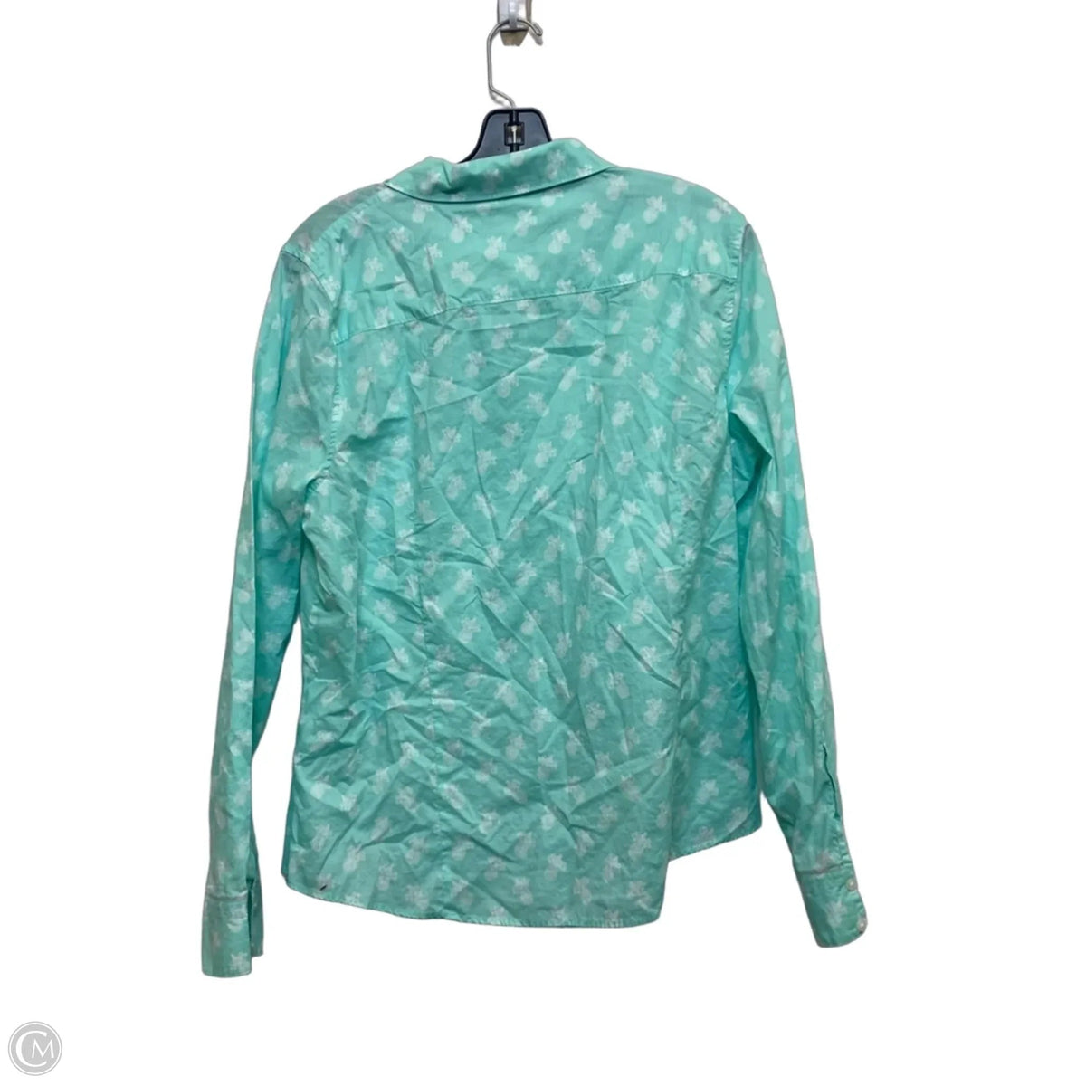 Top Long Sleeve By Crown And Ivy In Green, Size: Xl