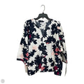 Top Long Sleeve By Liz Claiborne In Floral Print, Size: Xxl
