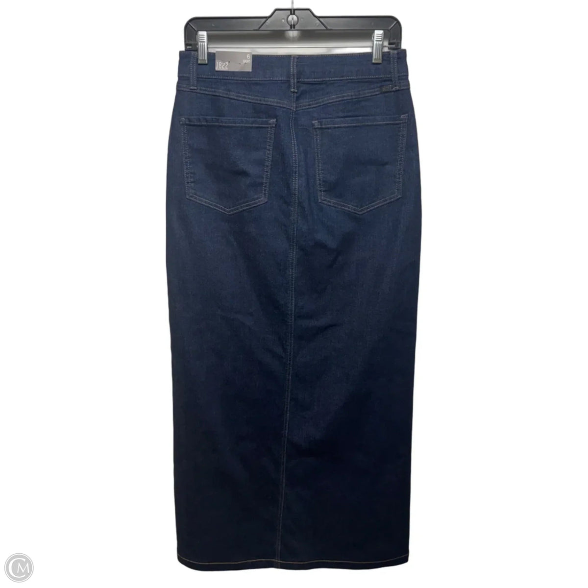 Skirt Maxi By 1822 Denim In Blue Denim, Size: 6