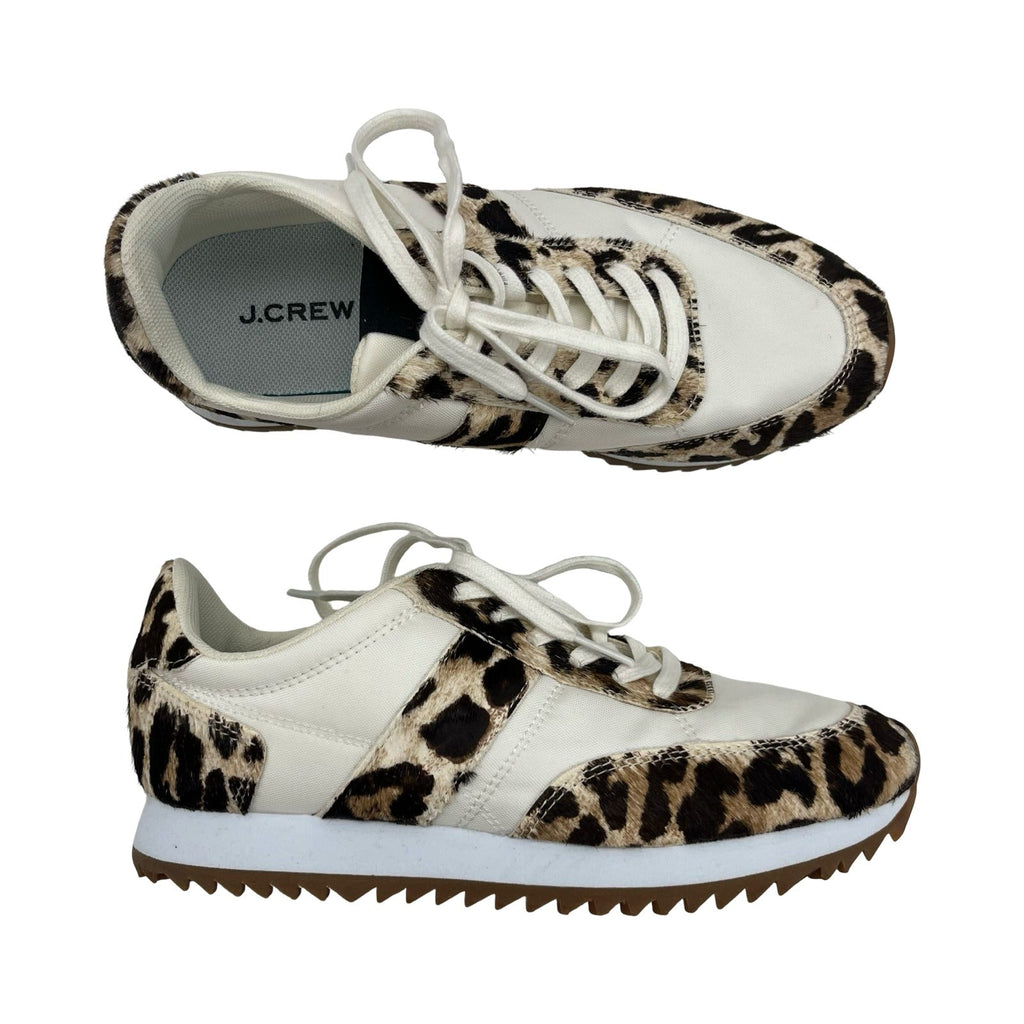 Shoes Sneakers By J. Crew In Animal Print, Size:7