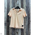 Top Short Sleeve By H&m In Peach, Size: Xs