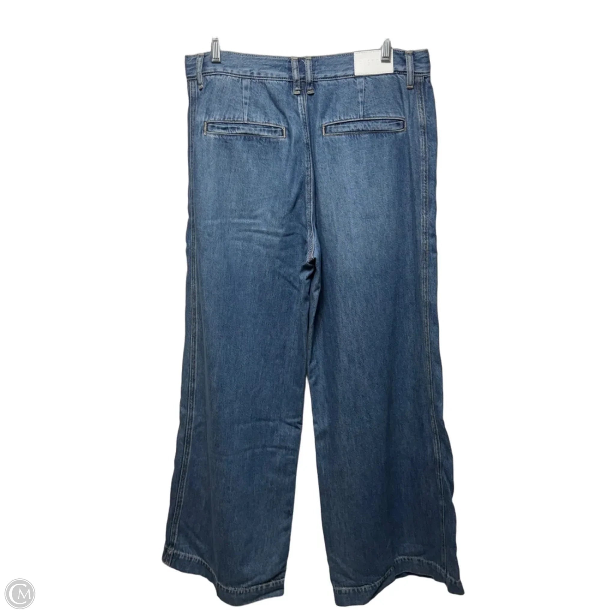Jeans Wide Leg By Pistola In Blue Denim, Size: 10/30