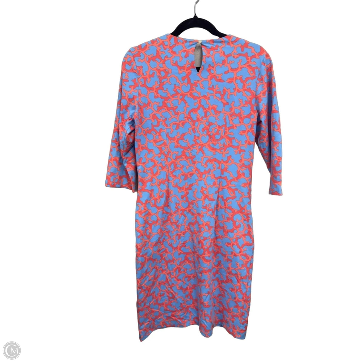 Dress Casual Midi By J Mclaughlin In Blue & Orange, Size: M