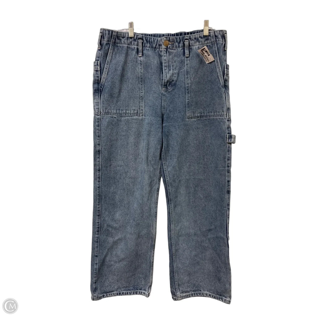 Jeans Wide Leg By Oli & Hali In Blue Denim, Size: 16