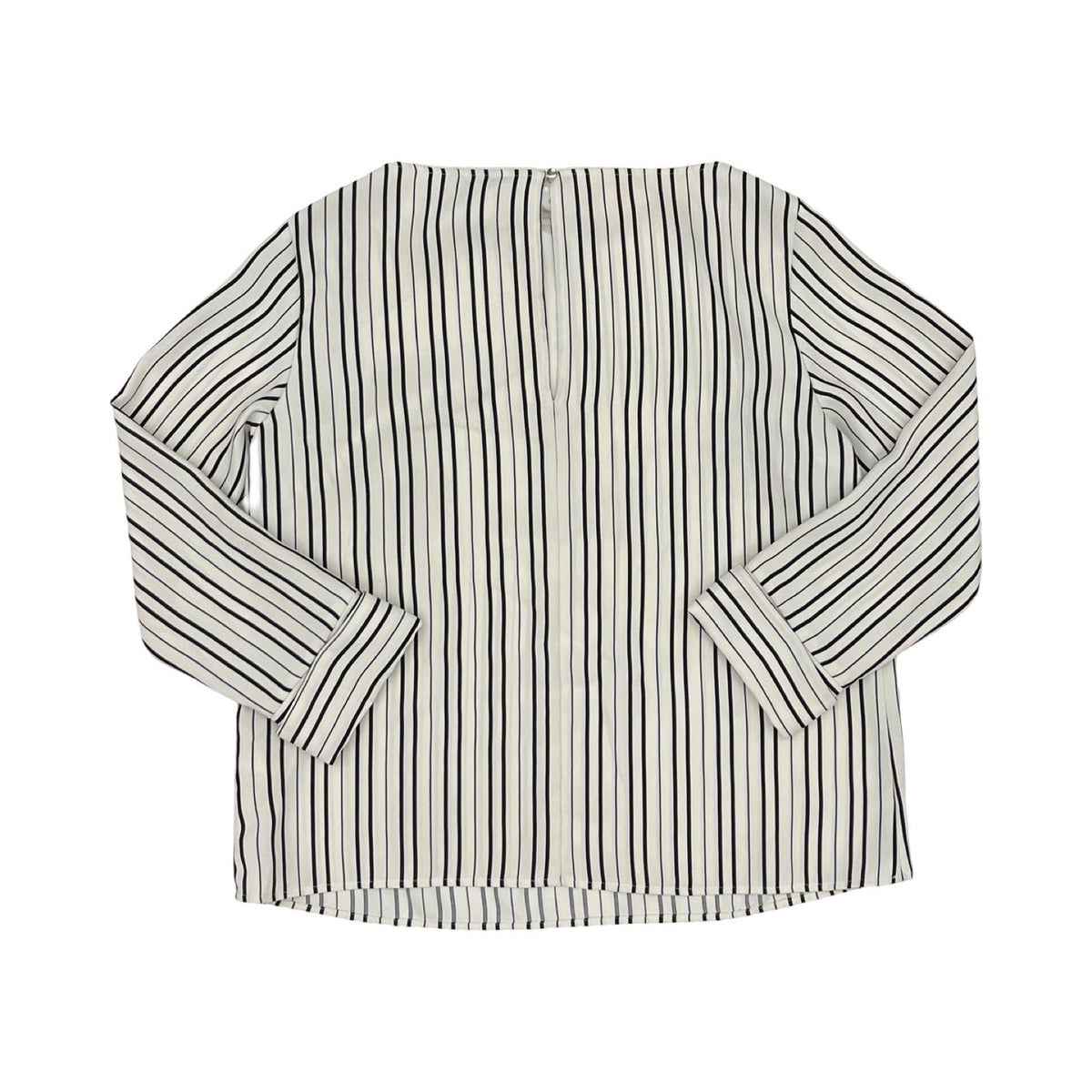 Blouse Ls By H&M In Black & White, Size:L