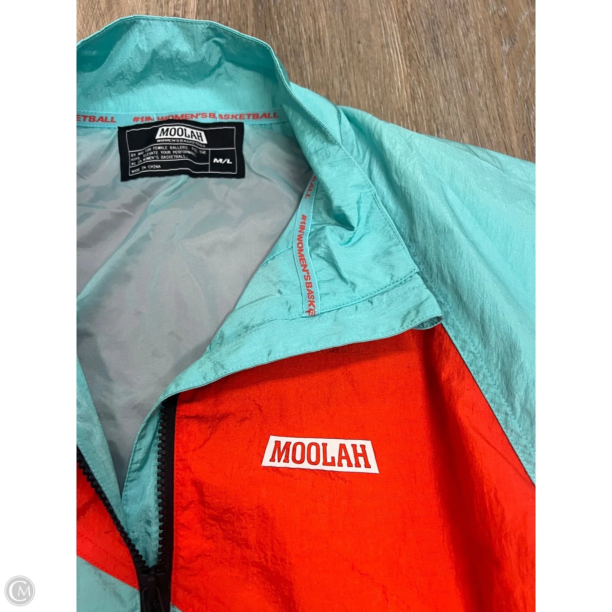 Athletic Jacket By Moolah In Multi-colored, Size: M