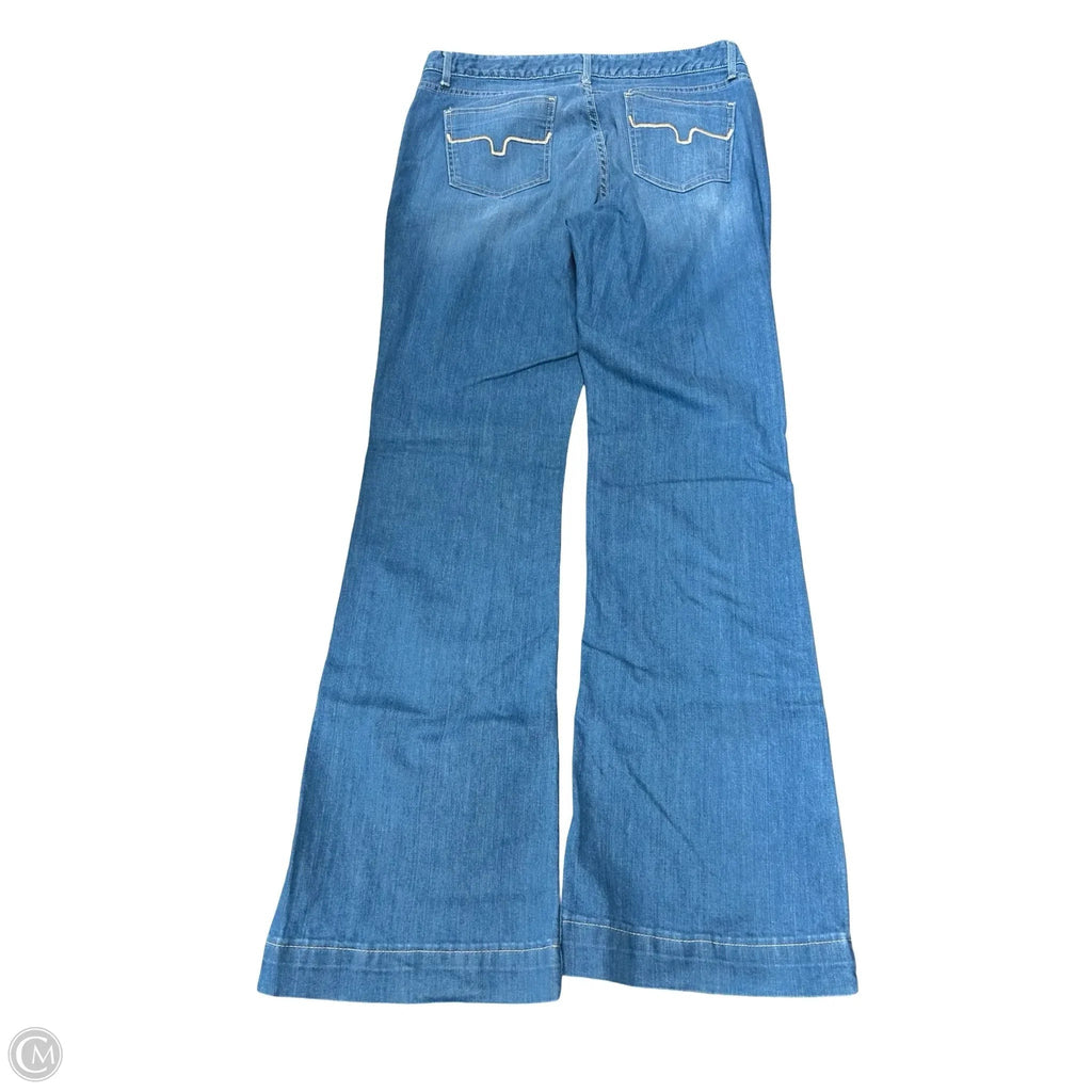 Jeans Boot Cut By Cmb In Blue Denim, Size: 18