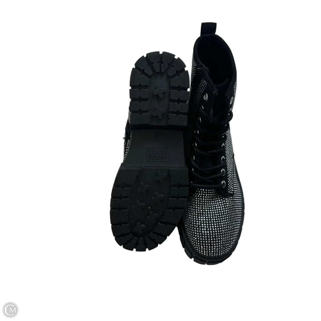 Boots Ankle Flats By Steve Madden In Black, Size: 8.5