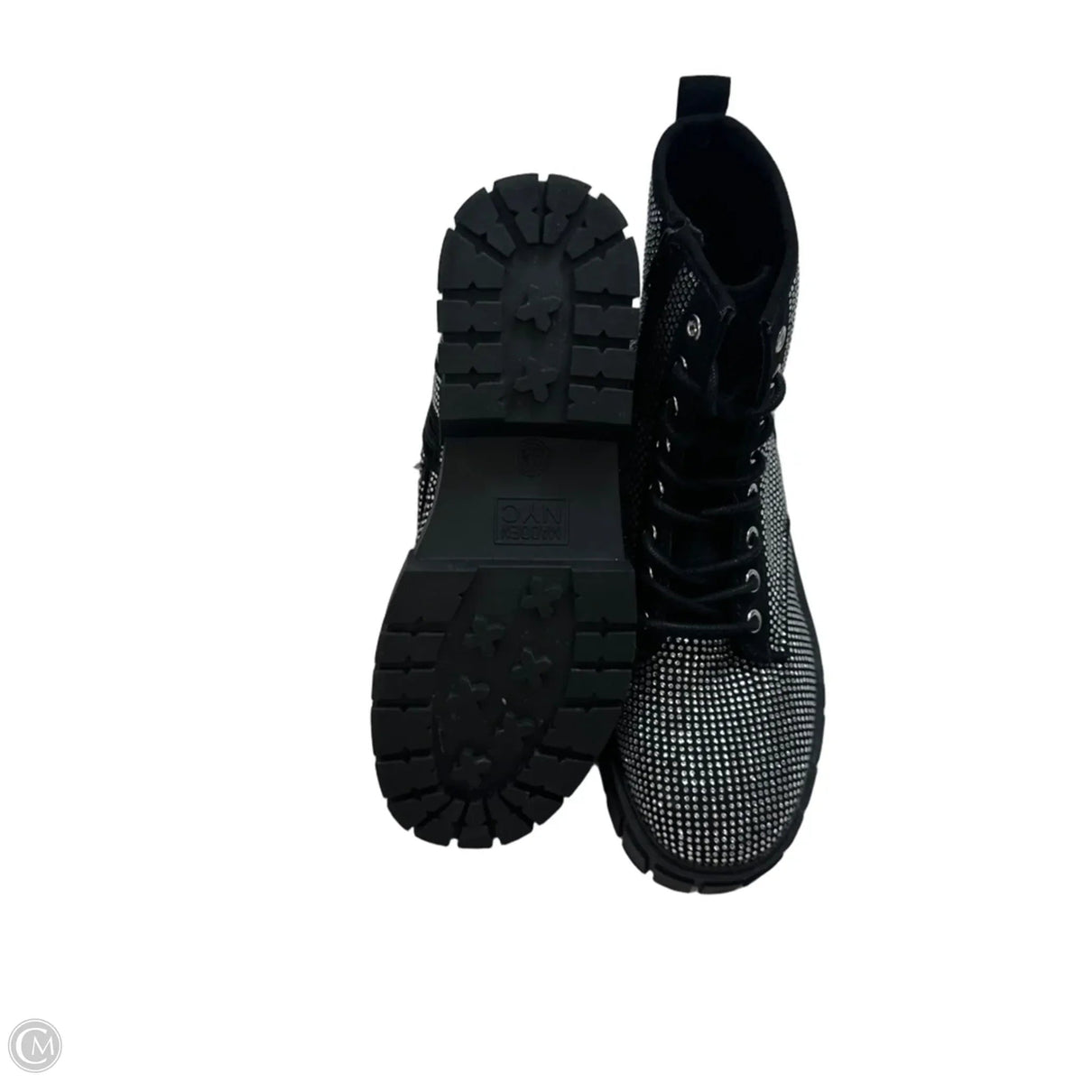 Boots Ankle Flats By Steve Madden In Black, Size: 8.5