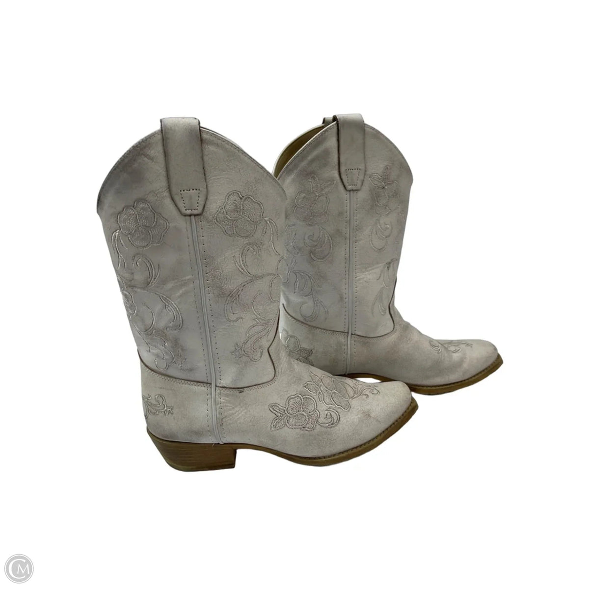 Boots Western By Shyanne In White, Size: 6
