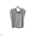 Top Sleeveless By Evereve In Grey, Size: L