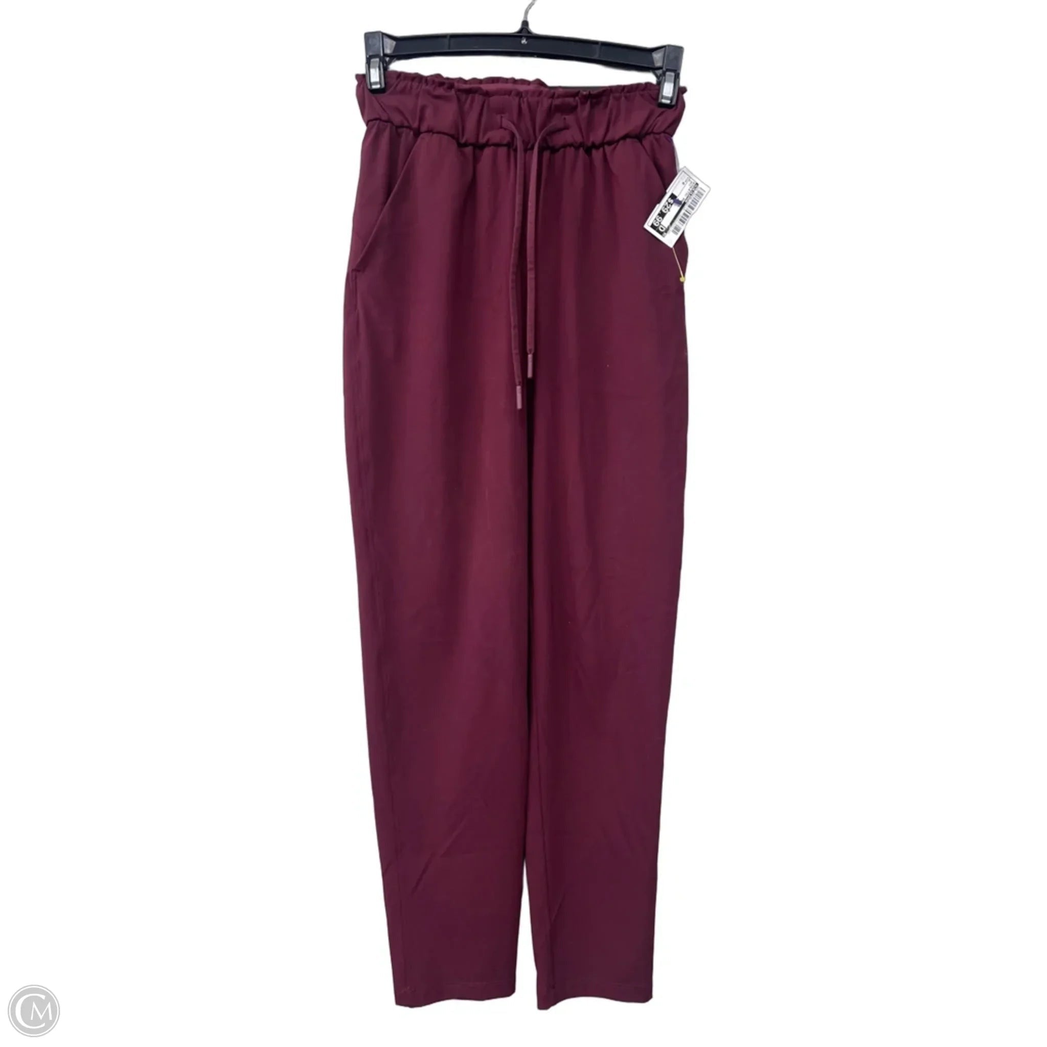 Athletic Pants By Lululemon In Red, Size: 0