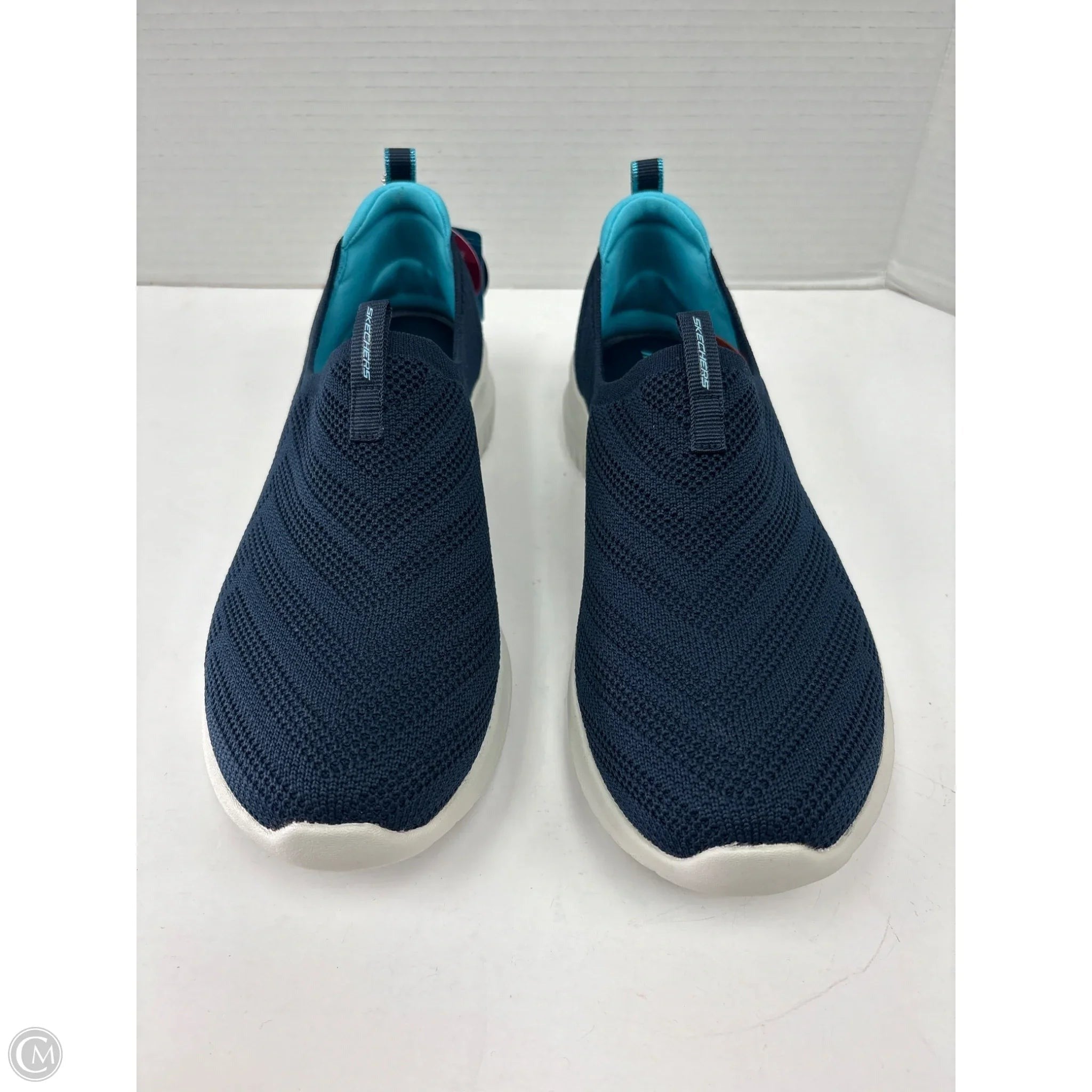Shoes Athletic By Skechers In Blue, Size: 9