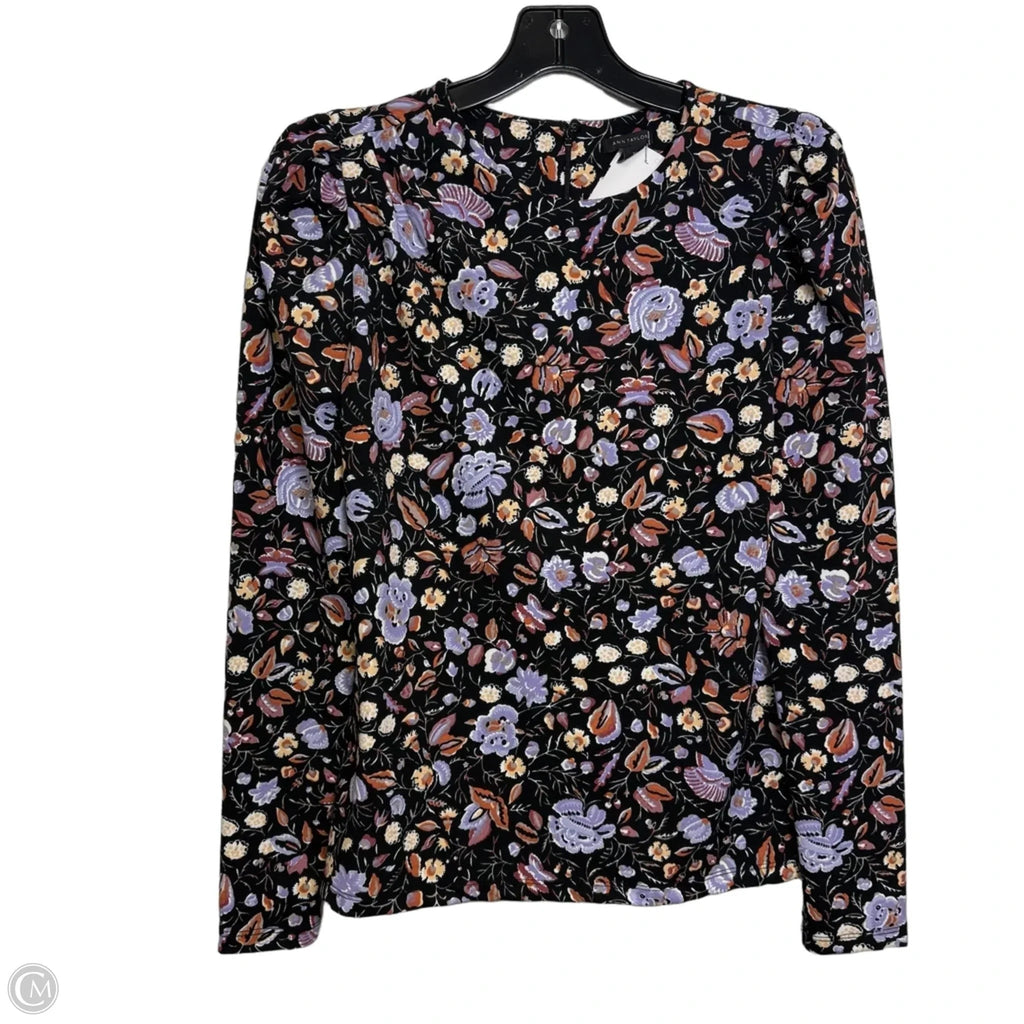Top Long Sleeve By Ann Taylor In Floral Print, Size: Xs
