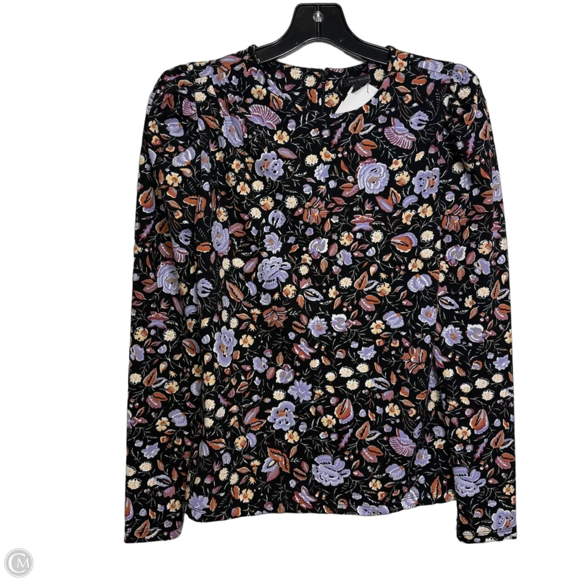 Top Long Sleeve By Ann Taylor In Floral Print, Size: Xs