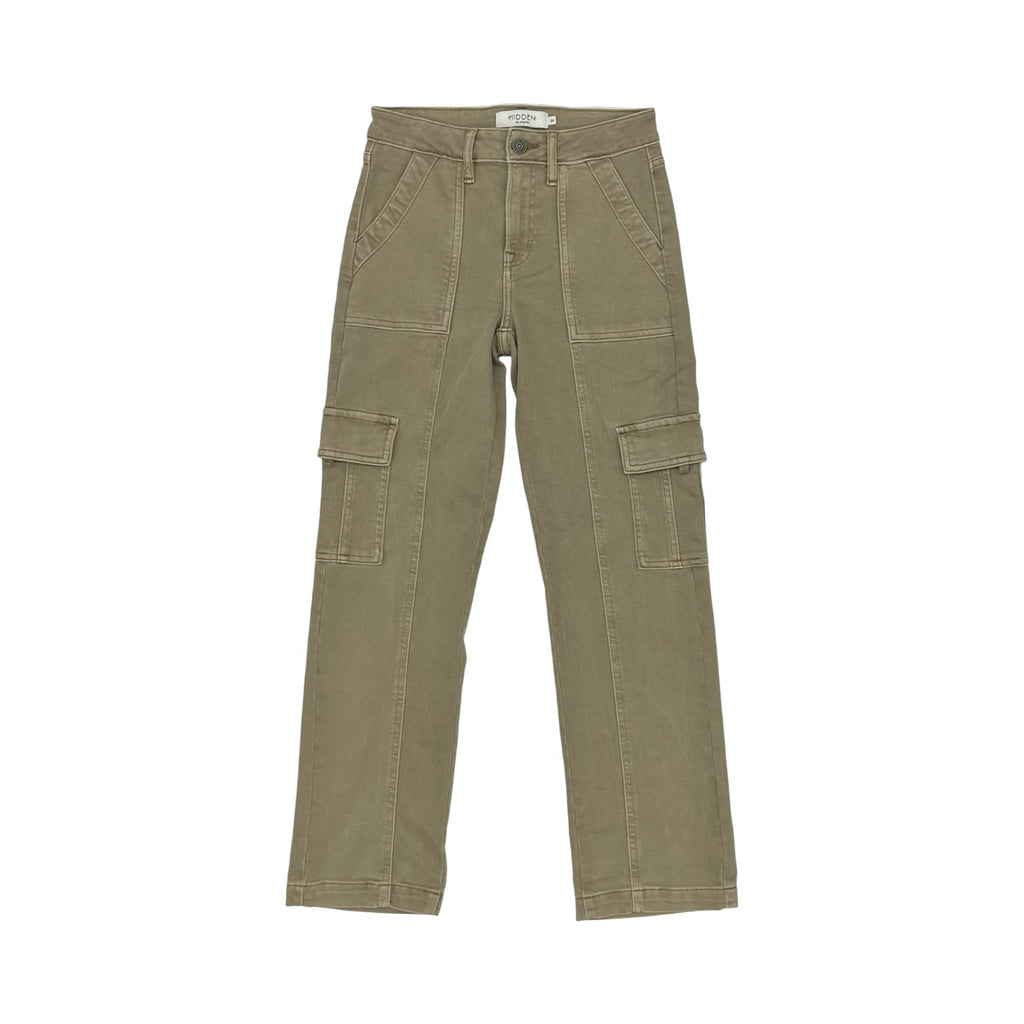 Jeans Straight By Hidden In Tan Denim, Size:0