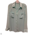 Blouse Long Sleeve By Express In Green, Size: L
