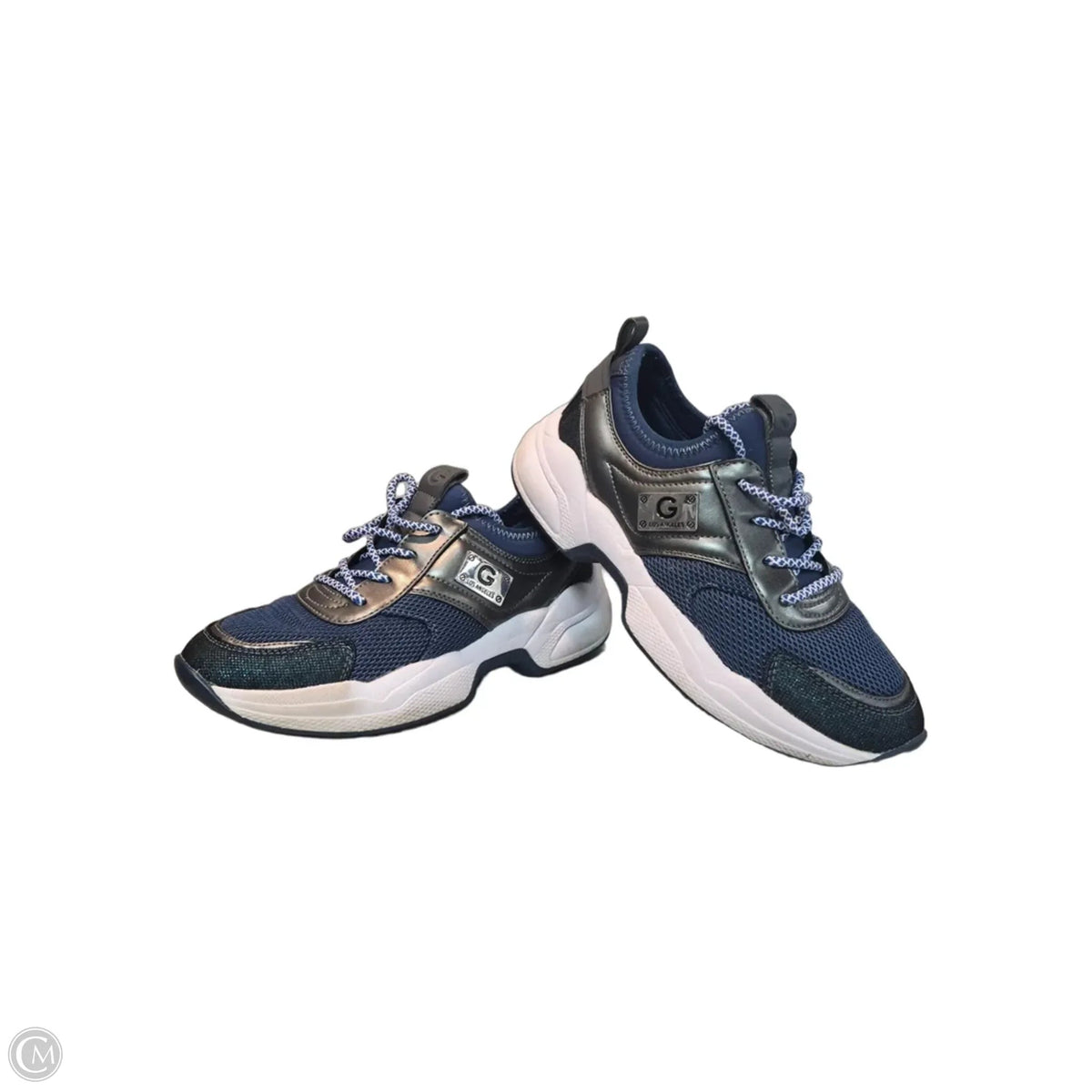 Shoes Sneakers By Guess In Blue, Size: 6