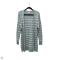 Sweater Cardigan By A New Day In Striped Pattern, Size: M