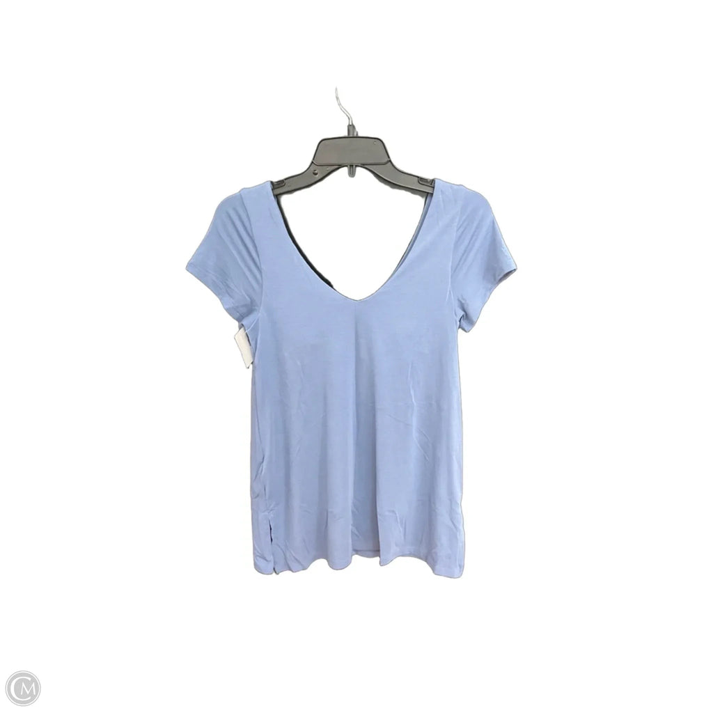 Athletic Top Short Sleeve By Athleta In Blue, Size: S