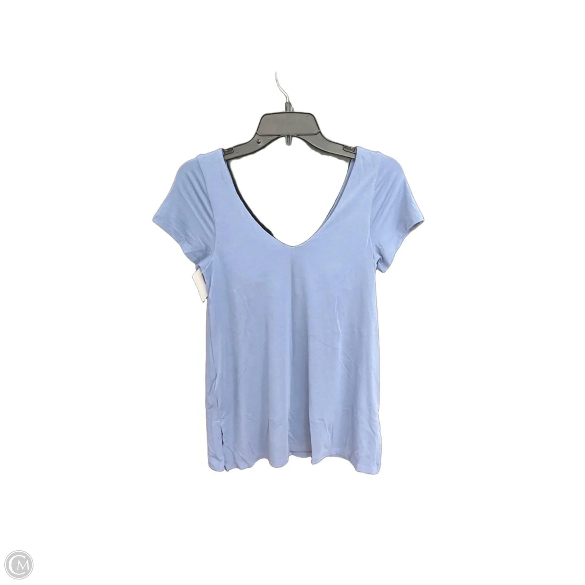 Athletic Top Short Sleeve By Athleta In Blue, Size: S