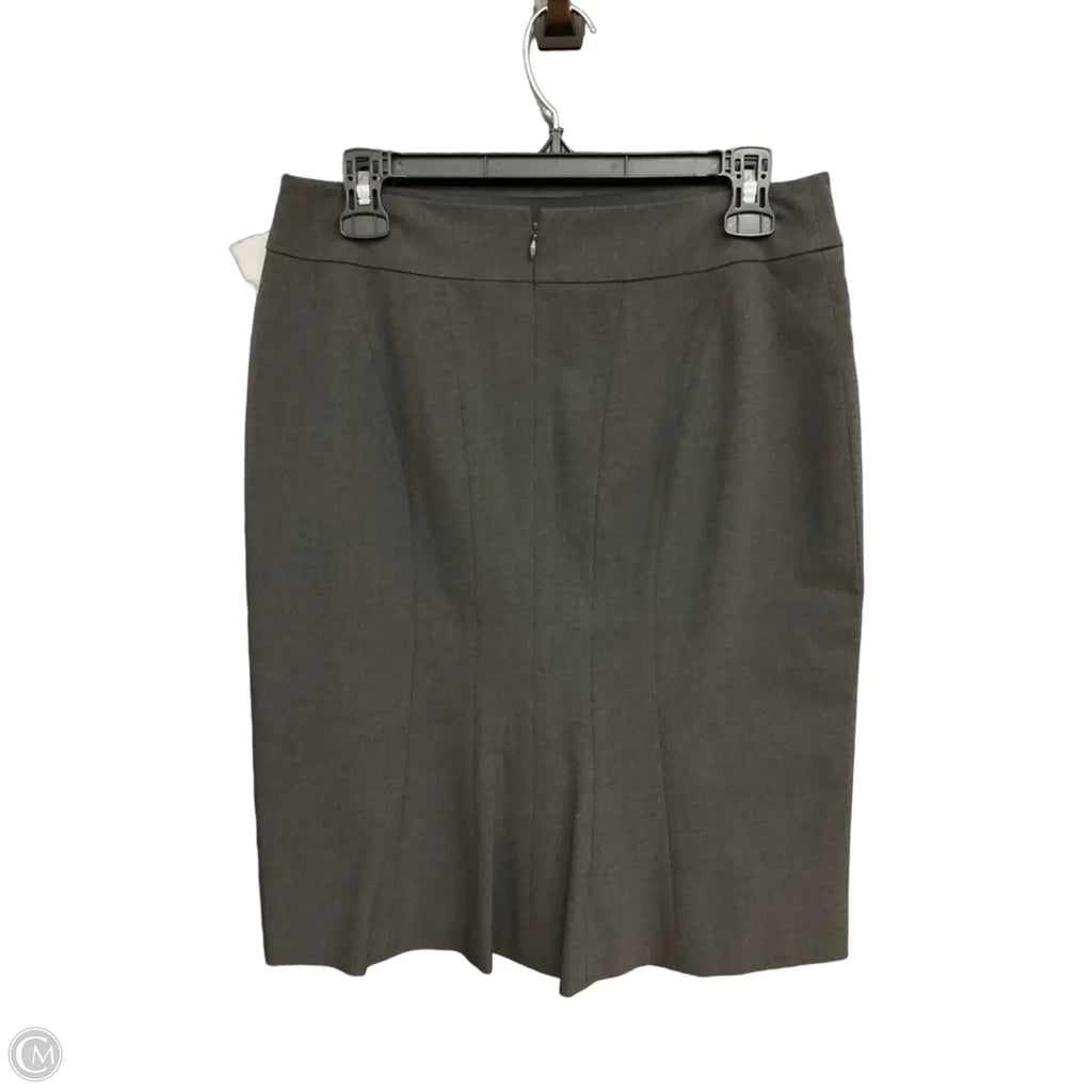 Skirt Midi By Ann Taylor In Grey, Size: 4