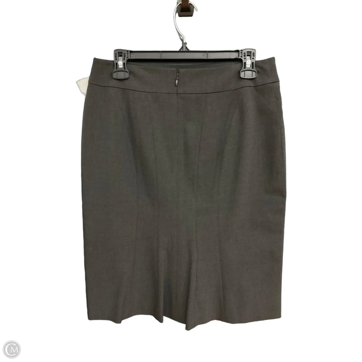 Skirt Midi By Ann Taylor In Grey, Size: 4