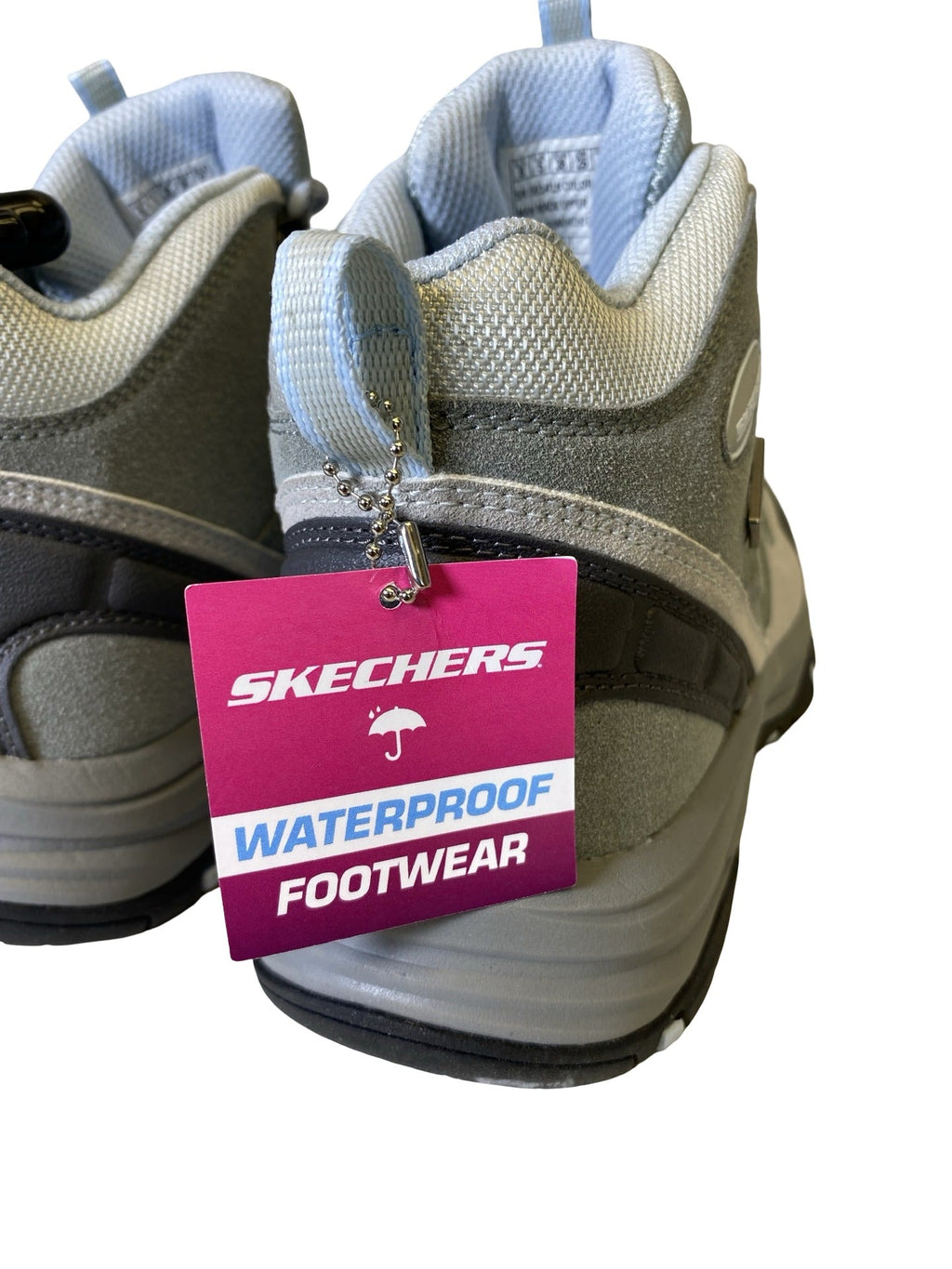Boots Hiking By Skechers In Blue & Grey, Size: 8