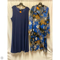 Dress Set 2pc By Clothes Mentor In Navy, Size: 2x