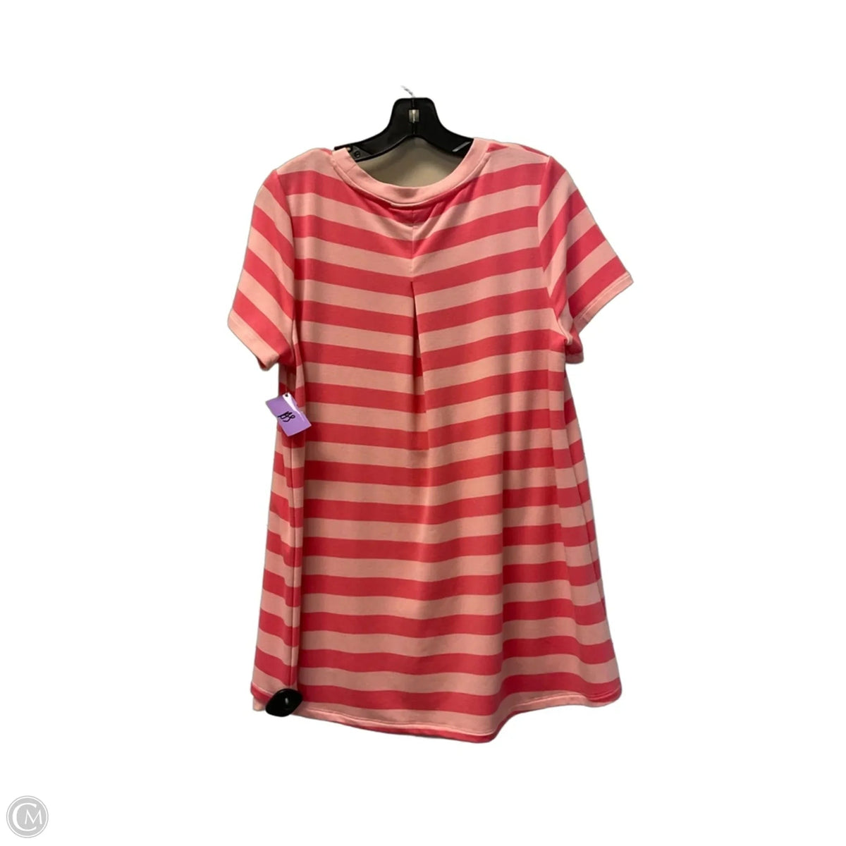 Top Short Sleeve Basic By Crown And Ivy In Pink, Size: L