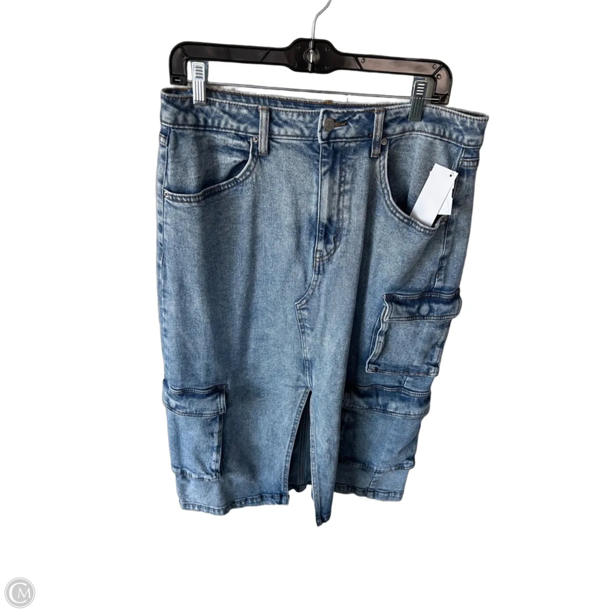 Skirt Midi By Wild Fable In Blue Denim, Size: 12