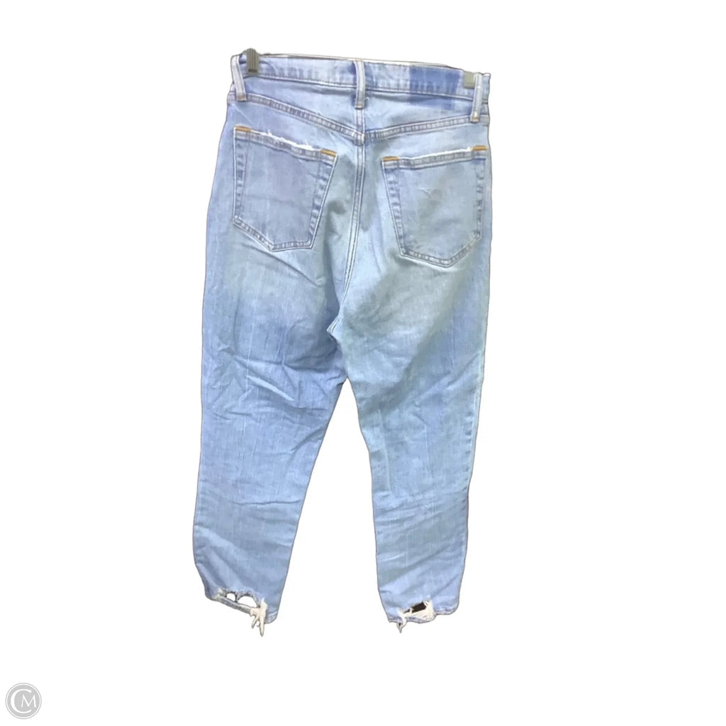 Jeans Boyfriend By Abercrombie And Fitch In Blue Denim, Size: 4