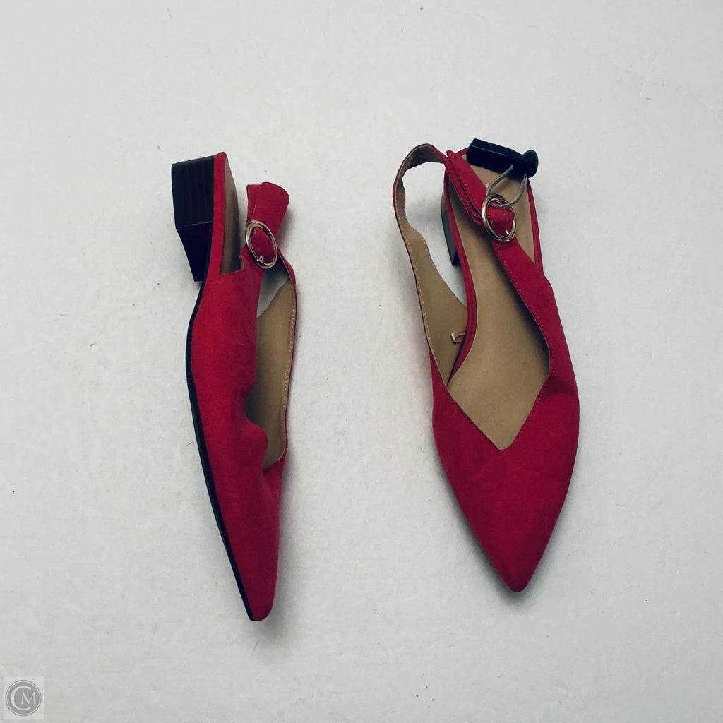 Shoes Flats By Ann Taylor In Pink, Size: 8.5