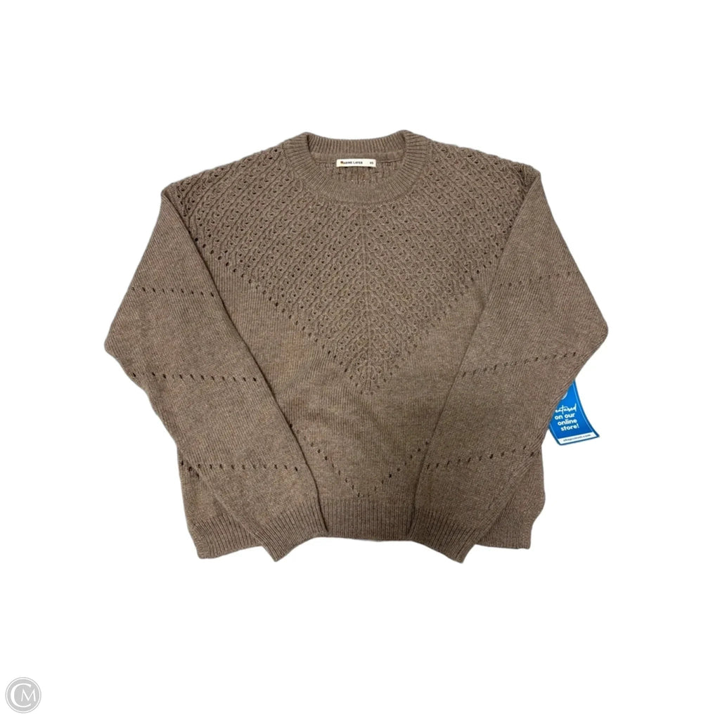 Sweater By Marine Layer In Brown, Size: Xs