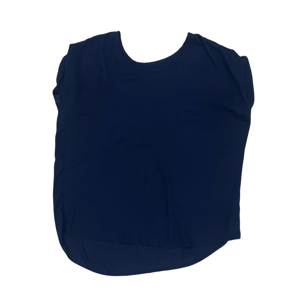 Blouse Ss By Clothes Mentor In Navy, Size:Xl
