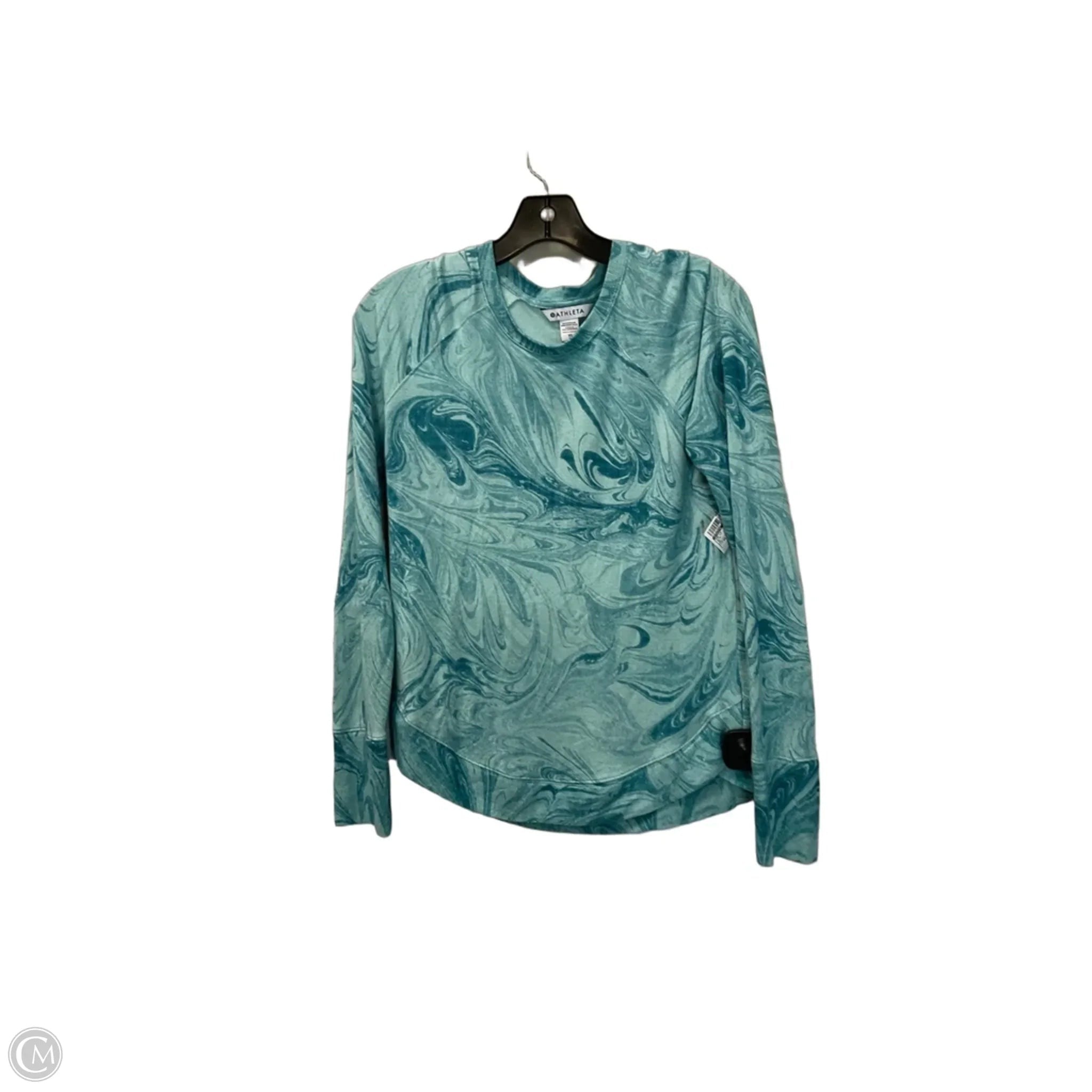 Top Long Sleeve By Athleta In Blue, Size: Xs