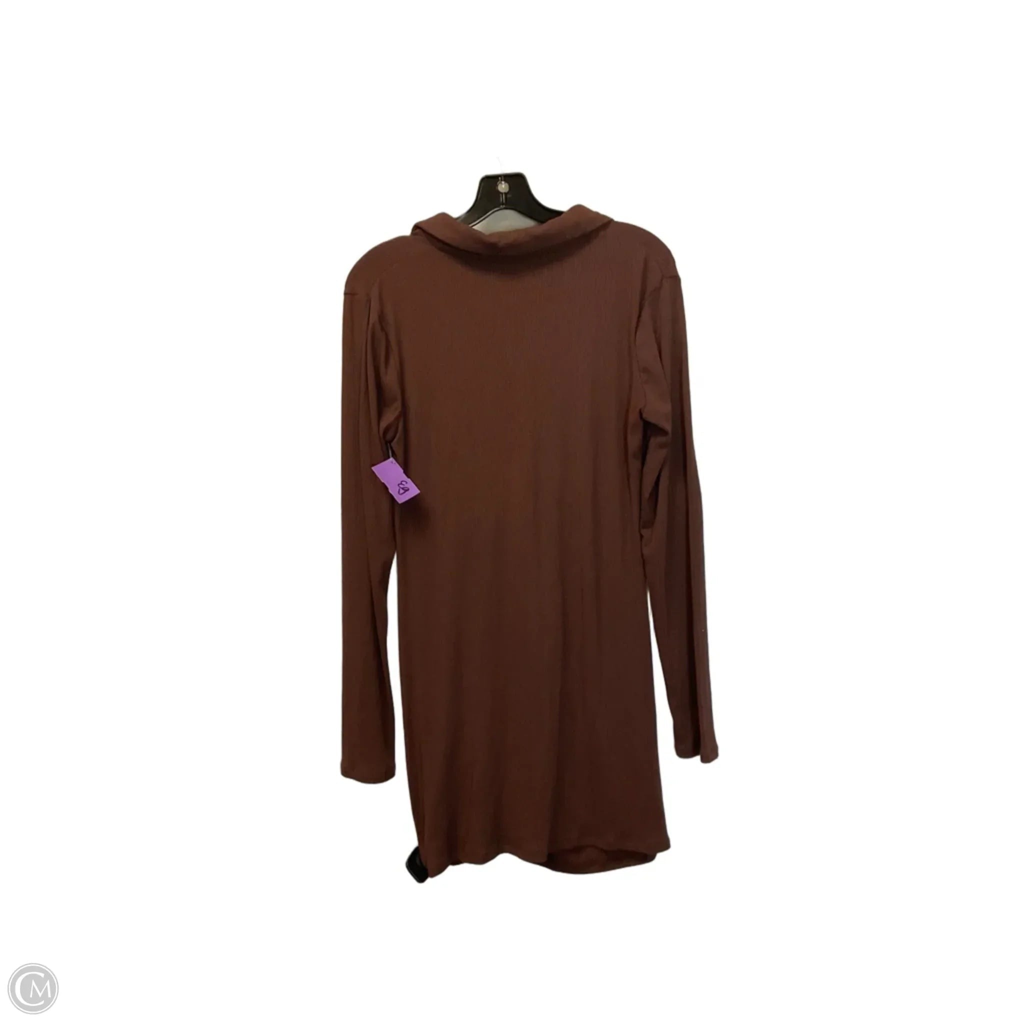 Dress Casual Short By Crescent Drive In Brown, Size: L