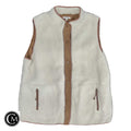 Vest Faux Fur & Sherpa By Maurices In White, Size: Xxl
