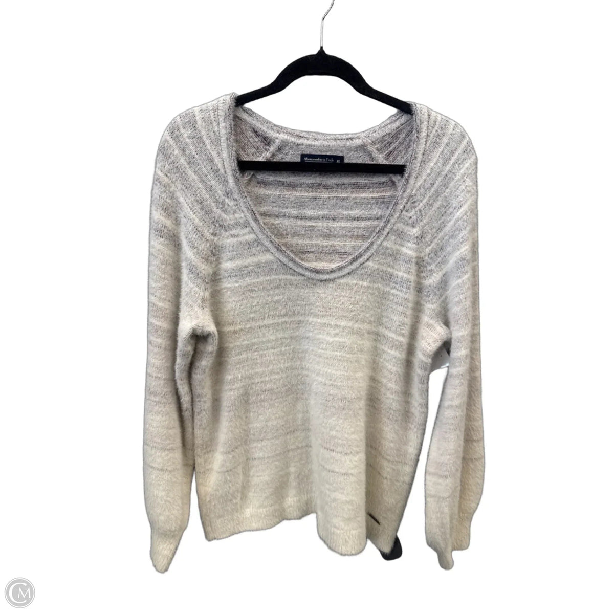 Sweater By Abercrombie And Fitch In Cream, Size: Xl
