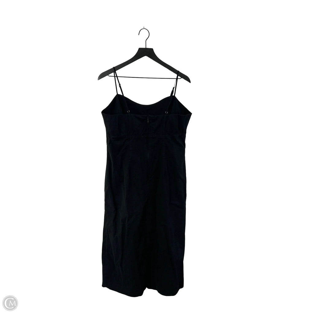 Dress Casual Midi By Abercrombie And Fitch In Black, Size: Xl