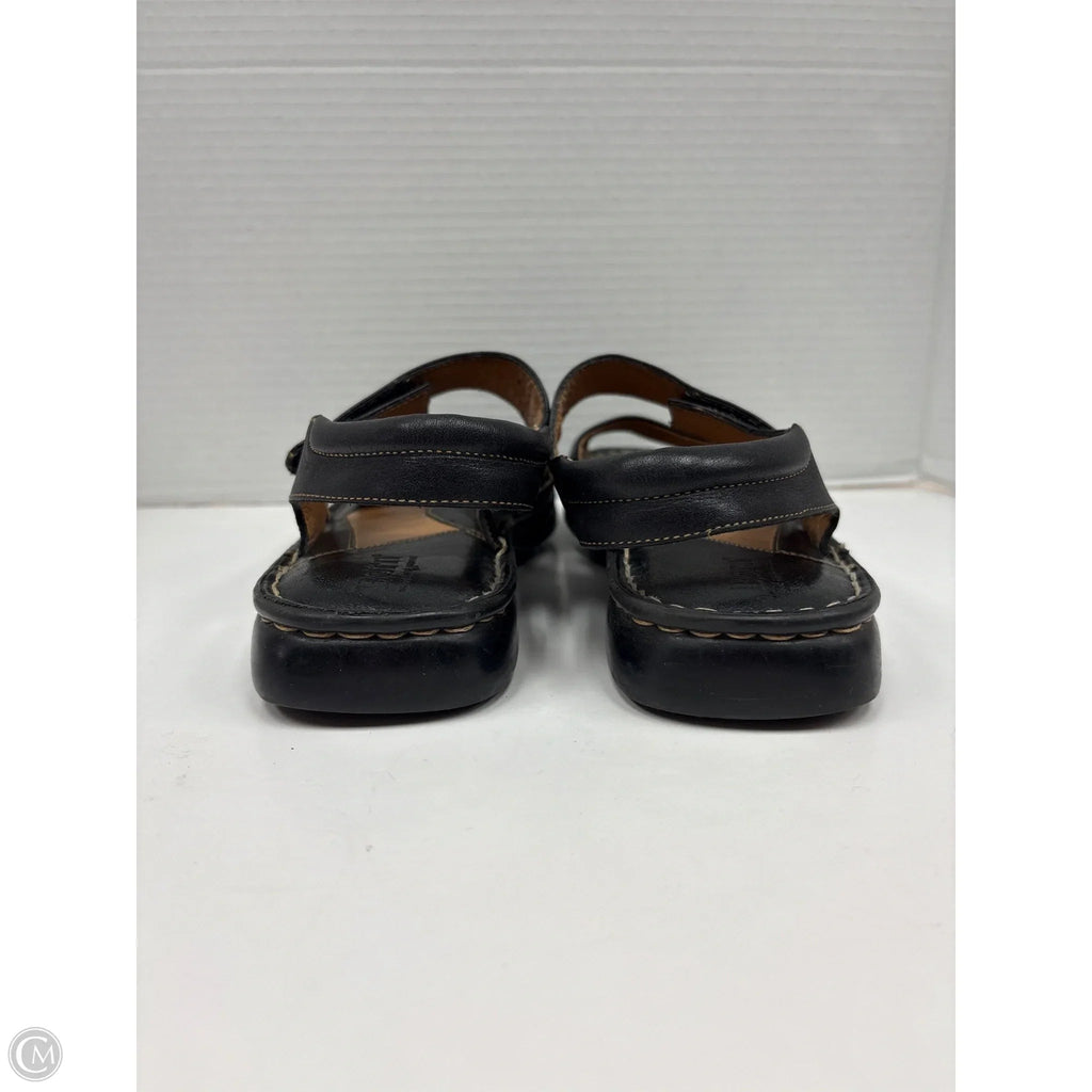 Sandals Flats By Born In Black, Size: 9