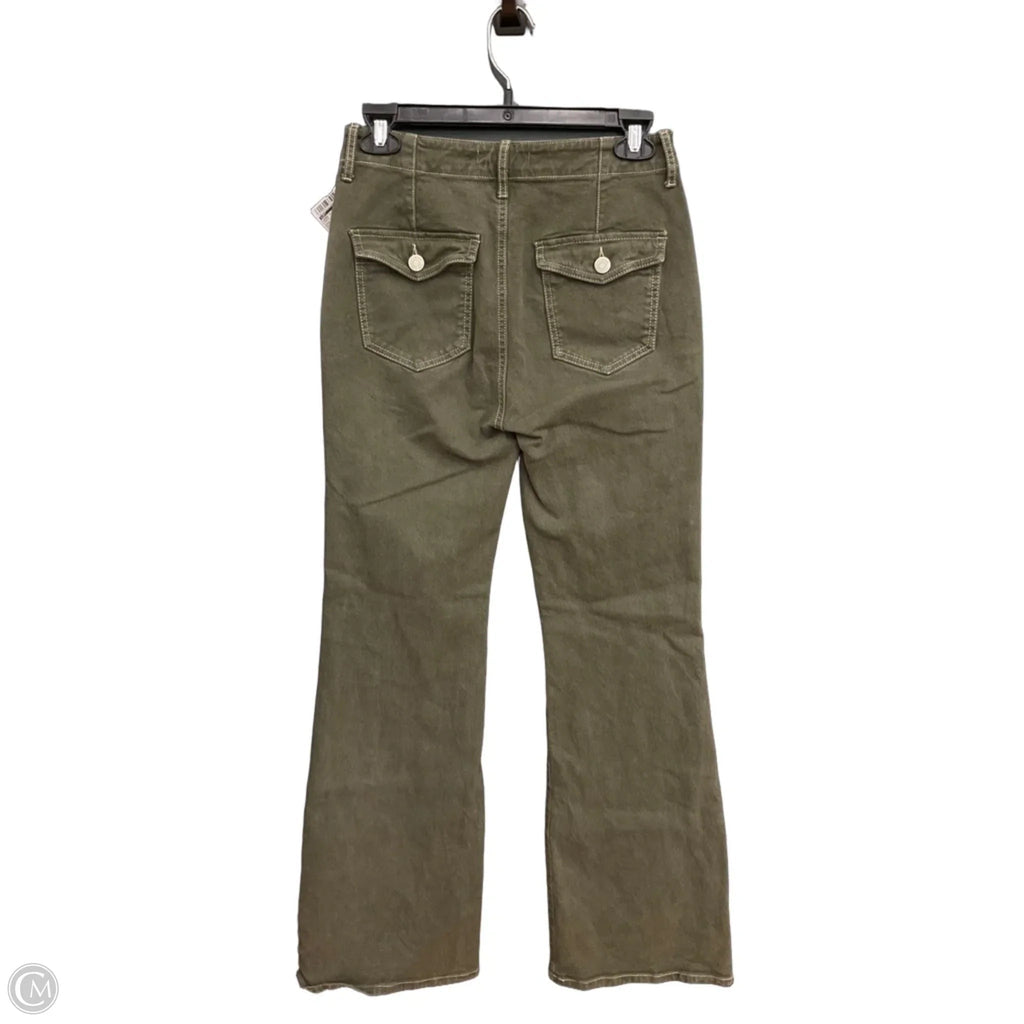 Jeans Flared By Loft In Green, Size: 0