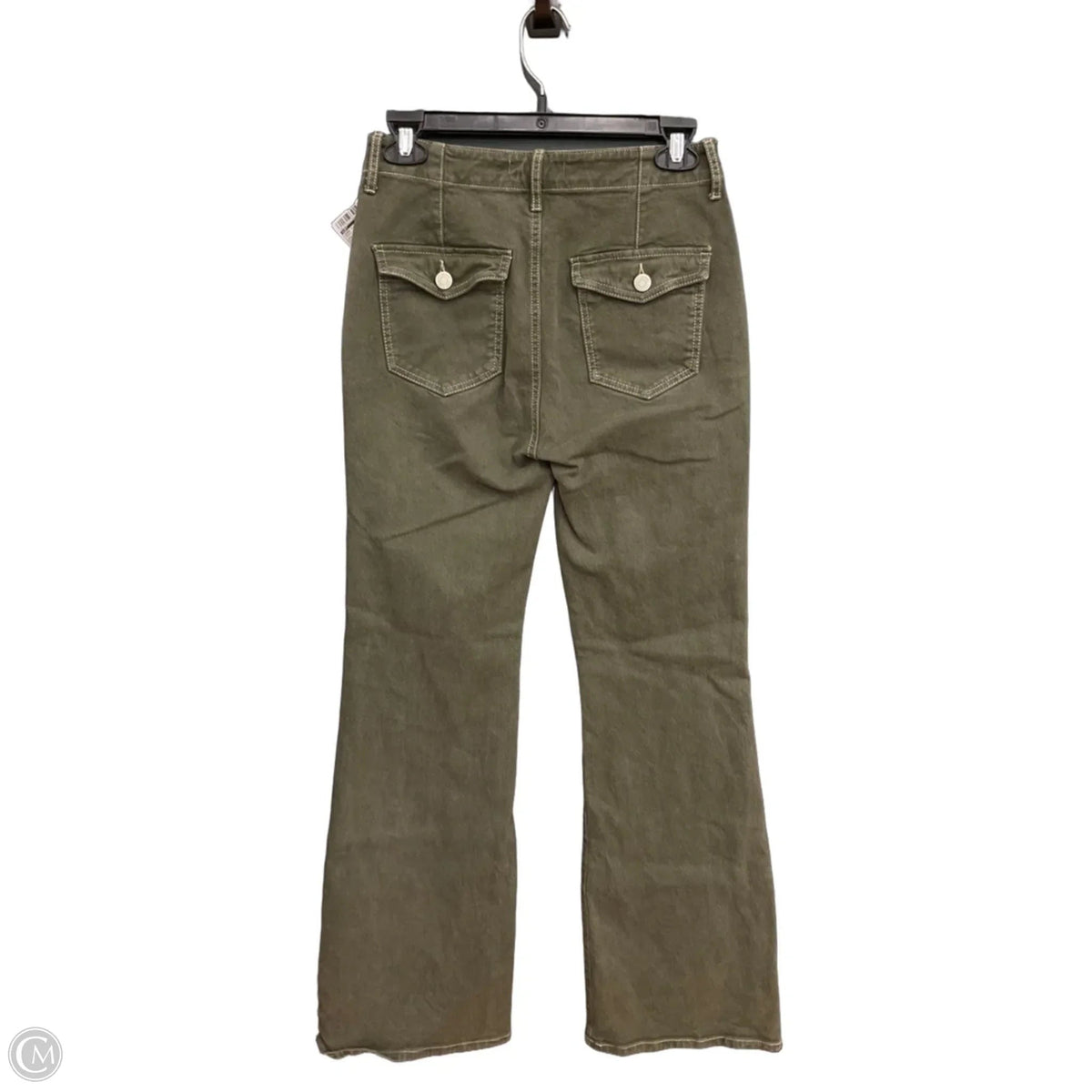 Jeans Flared By Loft In Green, Size: 0