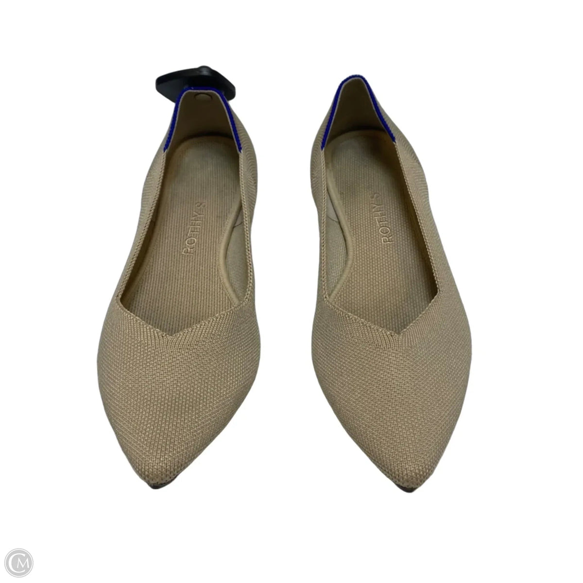 Shoes Flats Designer By Rothys In Beige, Size: 9