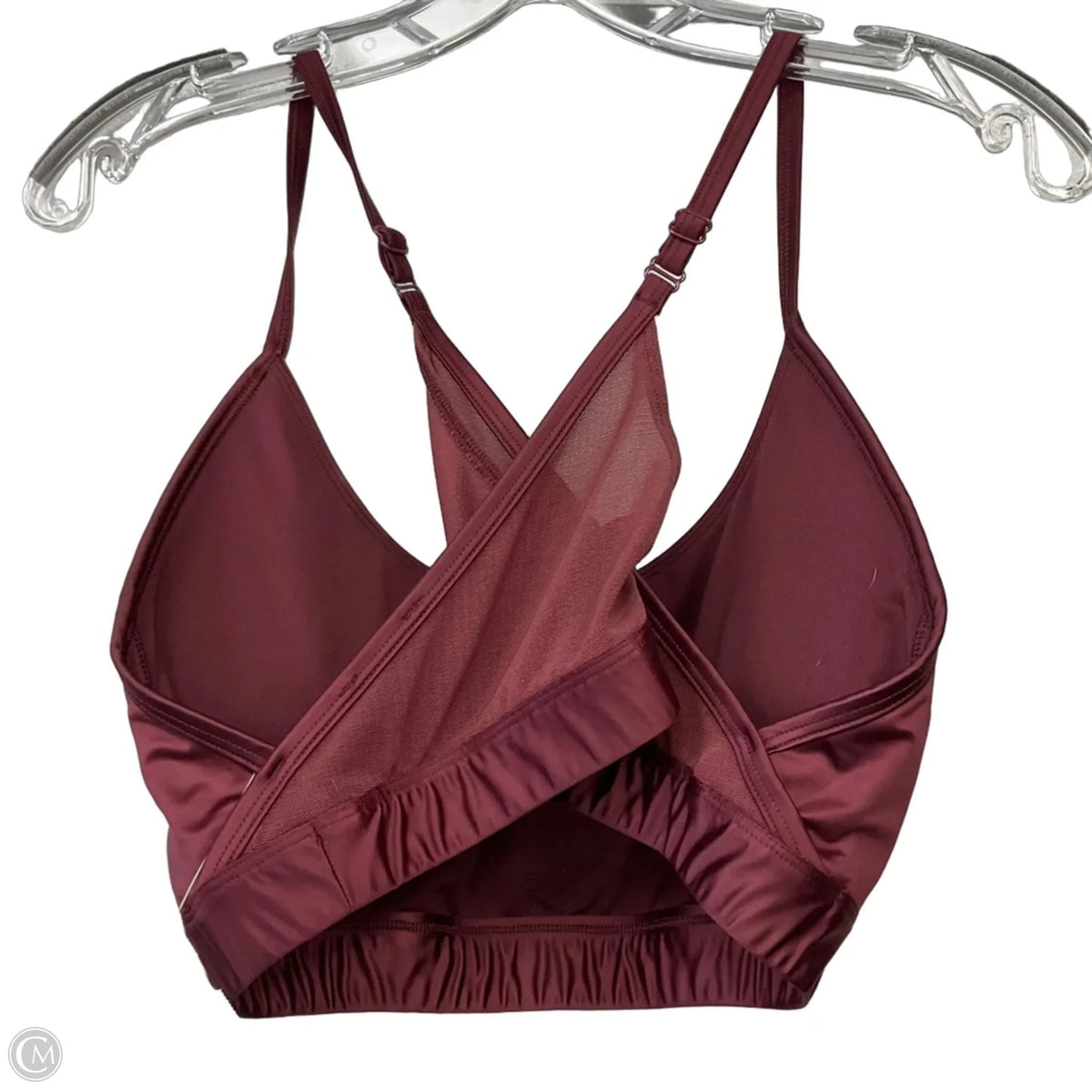 Athletic Bra By Reebok In Red, Size: L