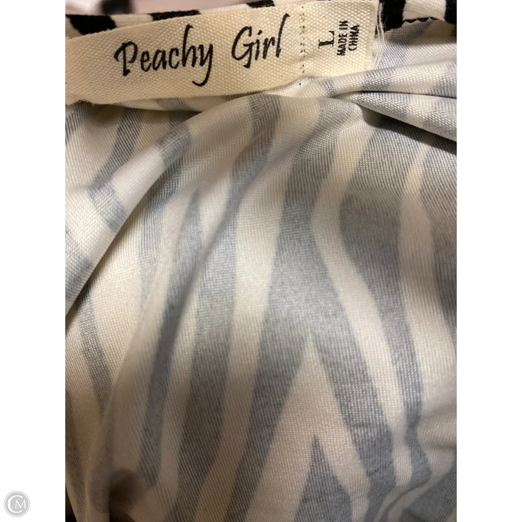 Dress Casual Midi By Clothes Mentor In Animal Print, Size: L